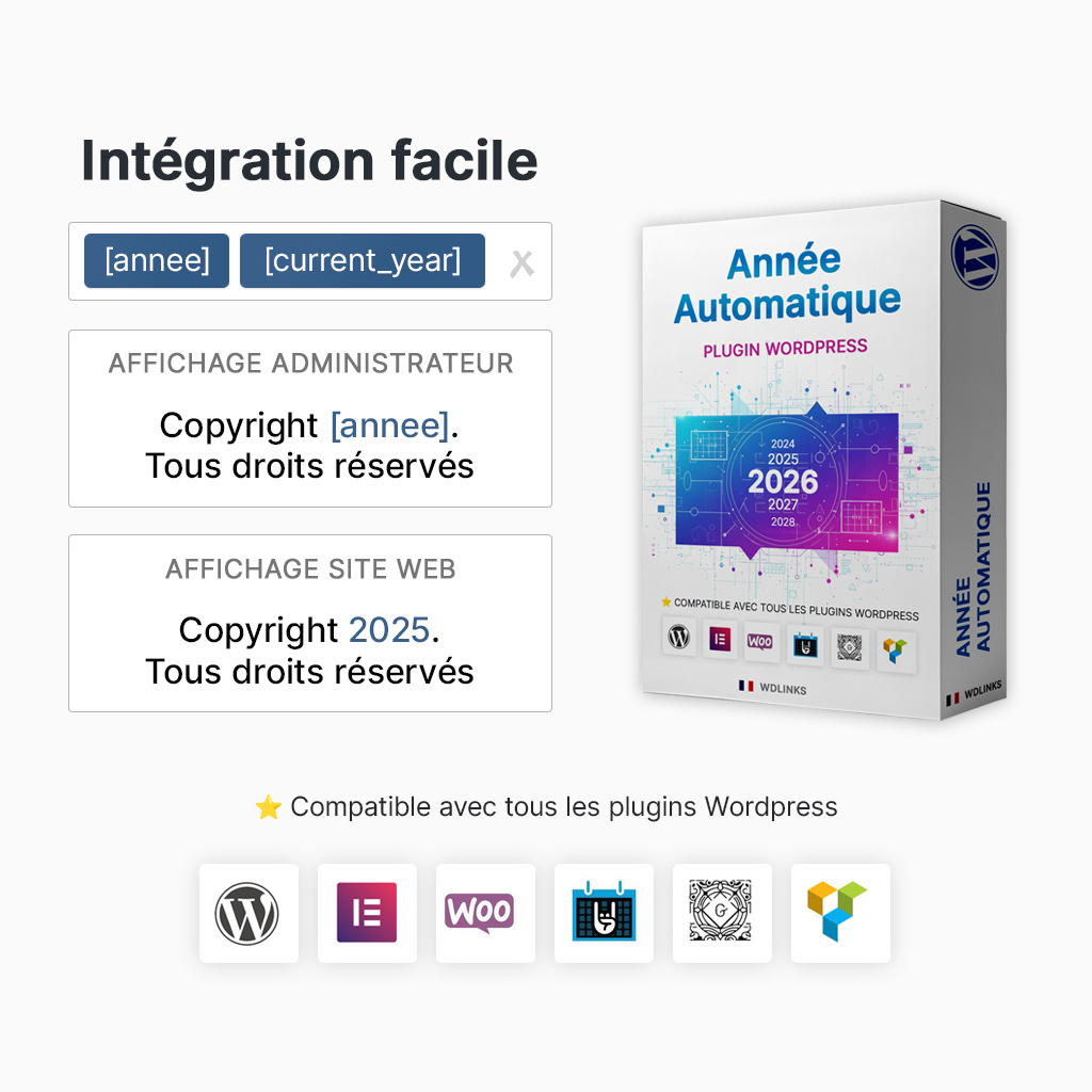 Plugin WordPress Année Automatique + Installation personnalisée – Image 2